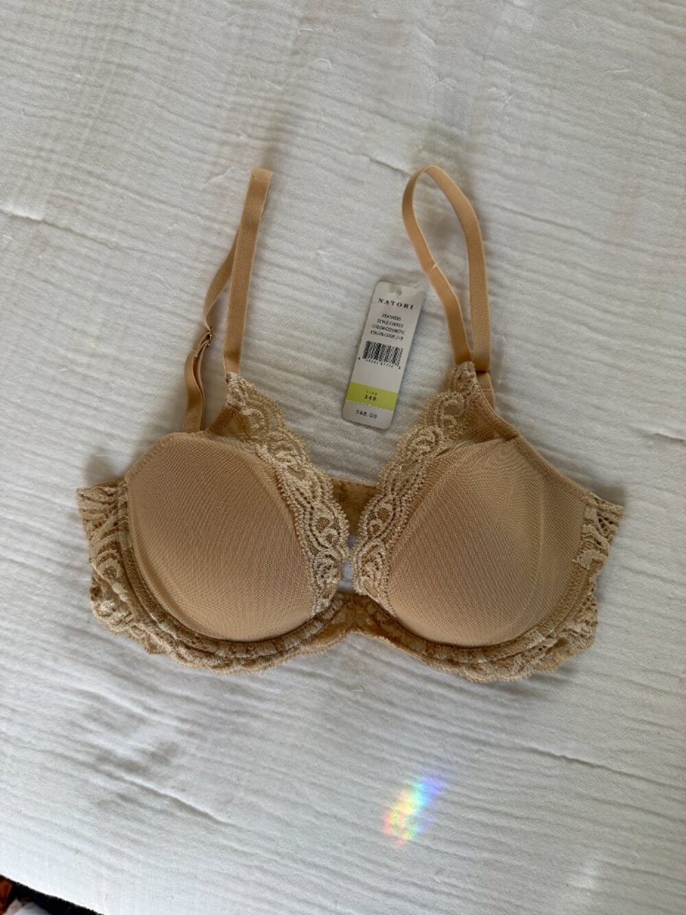 Natori Feathers Contour Plunge Bra NWT Size 32B